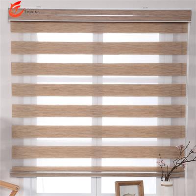 China Lowest Price Fireproof Indoor Home Windows Blinds Pure Zebra Blinds Shades for sale