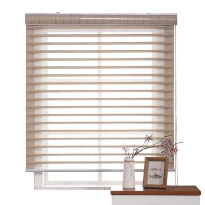 China Day and Night Battery UV Lithium Protection Shangri-La Electronic Motorized Window Shade Blinds for sale