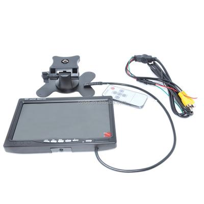 China 2018 Newest Quad Camera Monitor Support Reverse Camera 4 CE 7 Inch Auto TFT LCD Monitor for sale