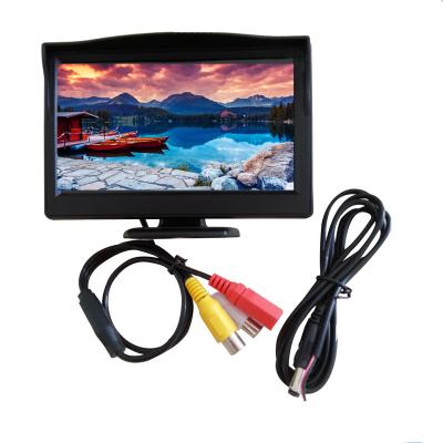 China New Arrival 5 Inch HD TFT LCD Car Rear View Monitor With Two AV Inputs DLS 538 Car Monitor for sale