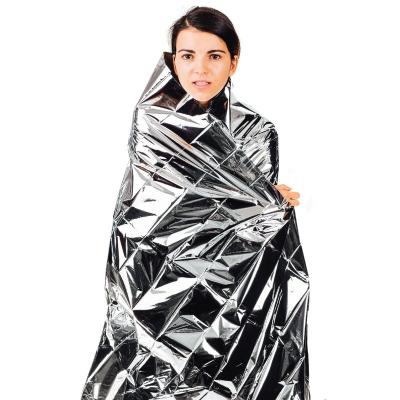 China Plastic Waterproof Reflective Disposable Rescue Blanket Rescue Foil OEM Mylar OEM Thermal Blanket Survival For Tactical Gear for sale