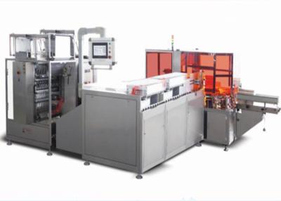 China Multi Bag Packaging Line Equipment Servo Drive Three Or Four Sides Pouch Packing for sale