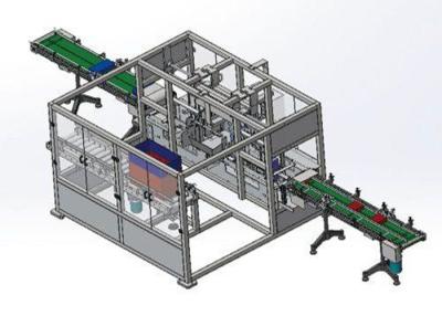 China Full Automatic Beer Can Case Packer With The Speed Of 600 Cases / Hour for sale