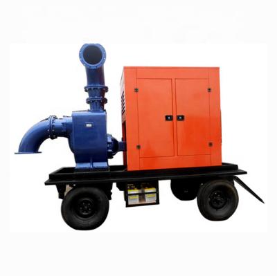 China Irrigation And Agriculture ZW Series Mobile Self Priming Diesel Water Pump With Trailer for sale