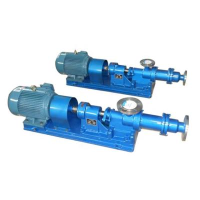 China Food and beverage industry type G screw pump for oil, screw pump for high viscosity liquid for sale