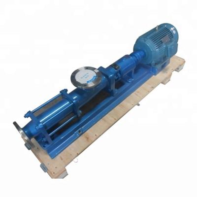 China Food and Beverage Industry G Series Stainless Steel Screw Pump for Tomato Sauce for sale