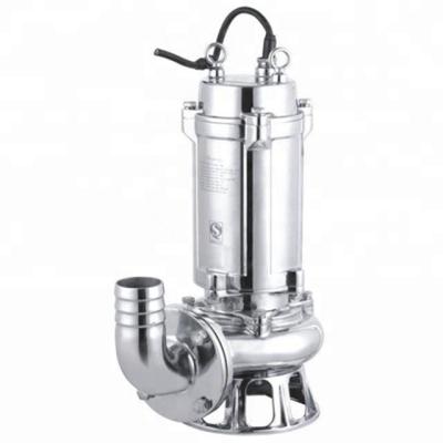 China 304 Stainless Steel Submersible Type WQ Irrigation And Agriculture Sewage Pump for sale