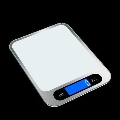 China Household Weighing Amazon Electronic Hot 3/5/10kg Tempered Glass Scale Kitchen Food Digital Scale 0.1g/1g for sale