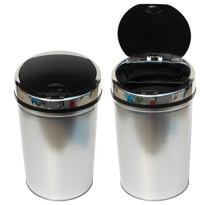 China Household Intelligent Battery And Electronic Intelligent Automatic Induction Touch Rubbish Bin Filling Trash Can for sale