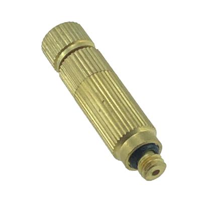 China Agriculture Irrigaiton 12/24 Thread High Pressure Filter Anti Drop Golden Color Spray Nozzle for sale