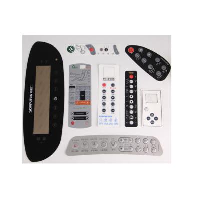 China Waterproof Different Color And Function Control Panel Sticker For Home Appliances Use for sale