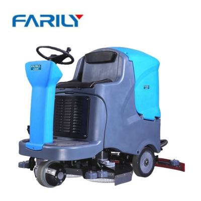 China Warehouse Automatic Scrubber Concrete Floor Tile Cleaning Machine Tower-on Floor Scrubber for sale