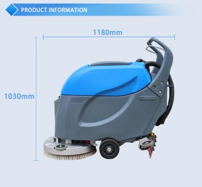 China Warehouse FL50B Hand Push Floor Scrubber Floor Washing Machine Nantong Farily Industrial Factories for sale