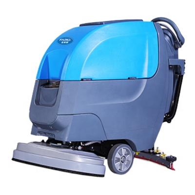 China Supermarkets Farily FL55B Battery Hand Push Floor Scrubber Cleaning Machine Without Battery for sale