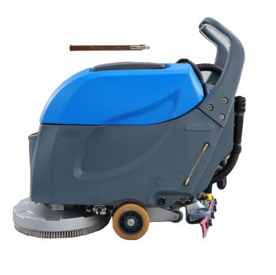 China High Efficiency Industrial Commercial Automatic Epoxy Floor Cleaning Machine Hotel Use Floor Cleaning Machine Scrubber for sale