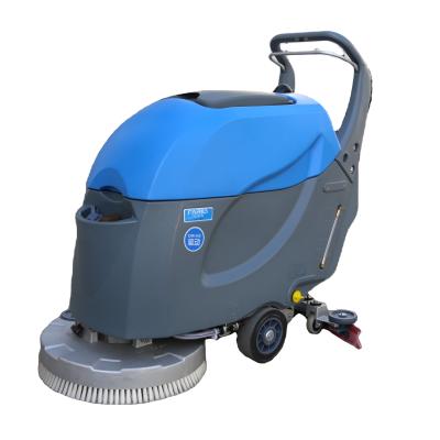 China Hotels Shopping Mall Use Battery Operated Walk Behind Scrubber Electric Floor Cleaning Machine Floor Cleaning Machine for sale