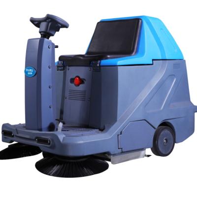 China Hotels Warehouse Vacuum Sweeper Truck Leaf Vacuum Cleaners Drive-On Floor Sweeper for sale