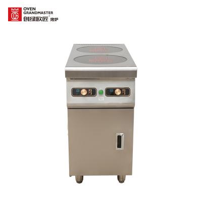 China Commercial Stainless Steel Kitchen Equipment Stainless Steel Pot Stove Two Stove for sale