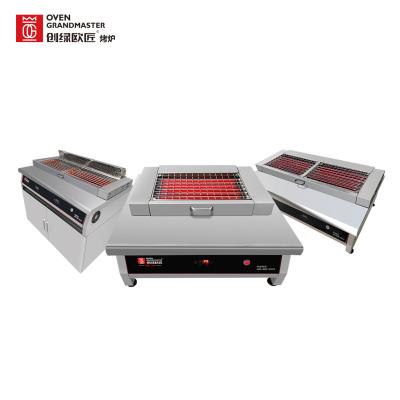 China Commercial Stainless Steel Kitchen Simulate Charcoal BBQ Grill for sale