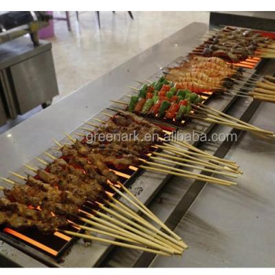 China Restaurant Maximum Speed ​​BBQ Grill Rectangle BBQ Kebabs Chicken Grill Machines Smokeless for sale