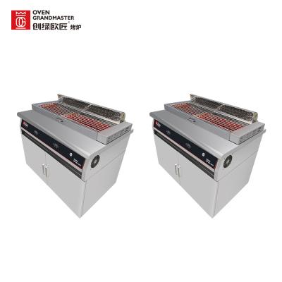 China Commercial Type Double Oven Stainless Steel Grill Table Stainless Steel Cabinet for sale