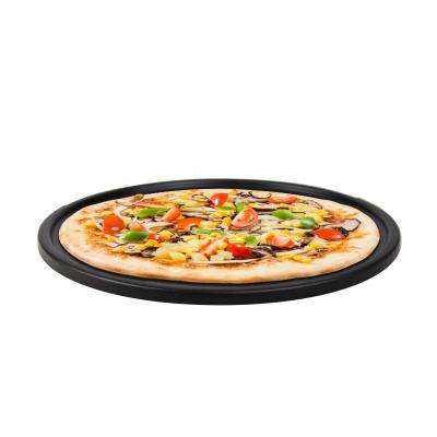 China 12 Inch Non Viable Round Stick Aluminum Pizza Tray Bakeware Pizza Pan for sale