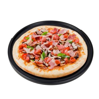 China Sustainable Resistance High Temperature Aluminum Non-Stick Round Pizza Baking Pan for sale