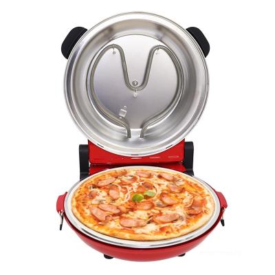 China Good quality outdoor multi function high temperature red electric pizza maker for kitchen for sale