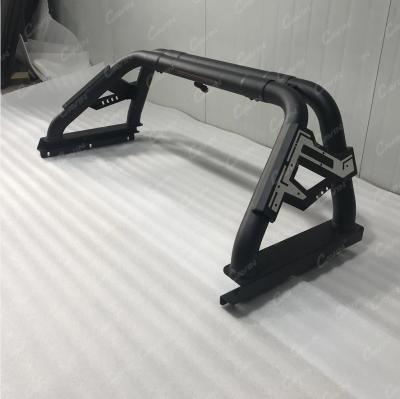 China Black Powder Coated Steel Roll Bar  Weather Resistant No Drilling Required zu verkaufen