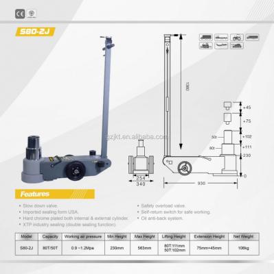 China Car Jack 80T CE Car Jack Lifting Machine on Sell with High Quality and Best Price for sale