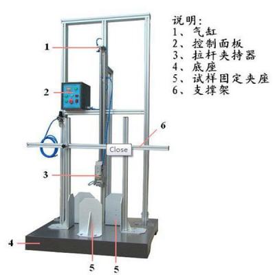 China Máquina de teste de couro da durabilidade do punho da mala de viagem, equipamento de teste da bagagem à venda