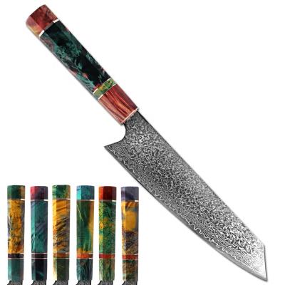 China Sustainable Kitchen Knife VG10 8 Inch Damascus Steel Professional Kitchen King Master Chef Cooking Knife for sale