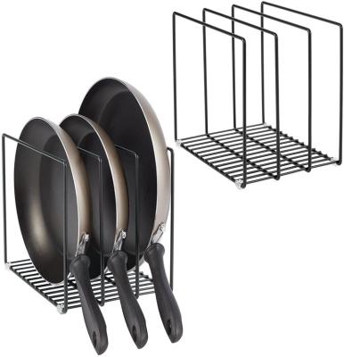 China Viable Hot Selling Metal Wire Rack Organizer for Buffet Pantry Shelves Organizer Holder Pans Stoves Rack for sale