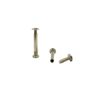 China Stainless Steel Male Screw Flat Female Nut Chicago Screw Cross PPhillips Drive Flat Head Screw for sale