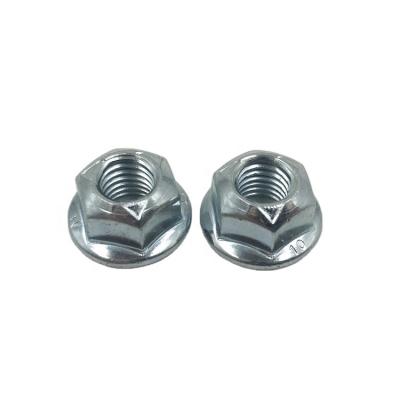 China Automotive Industry High Quality Self Locking Metal Lock Flange Nut DIN6927 for sale