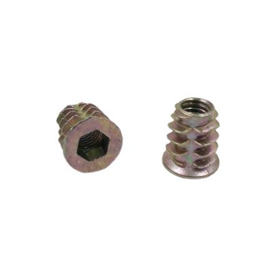 China Furniture Industry Countersunk Head Zinc Alloy Furniture Screw-in Nut for sale