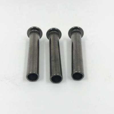 China Truss head construction semi-tubular rivets with vertical knlurling for sale