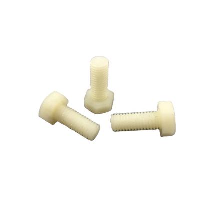 China Plastic Nylon Hex Head Bolts Full Thread for sale