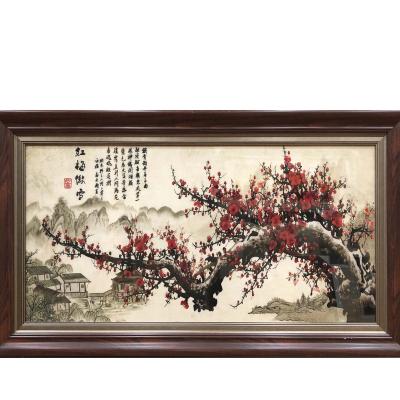 China Chinese style traditional craft needlework embroidery Lamei handwork random embroidery for sale