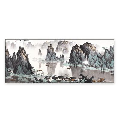 China High Quality Modern Chinese Model Room Decoration Landscape Painting Wall Painting for sale