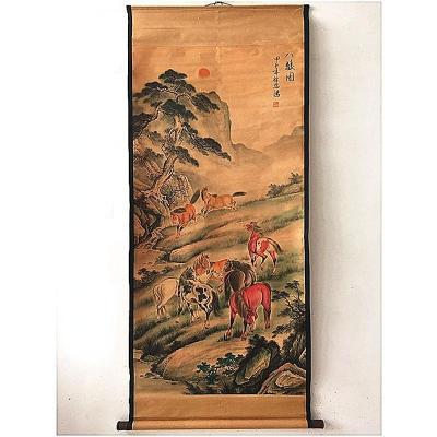 China Decorate the Chinese style hanging wall-mounted living room painting Chinese landscape decorative painting for sale