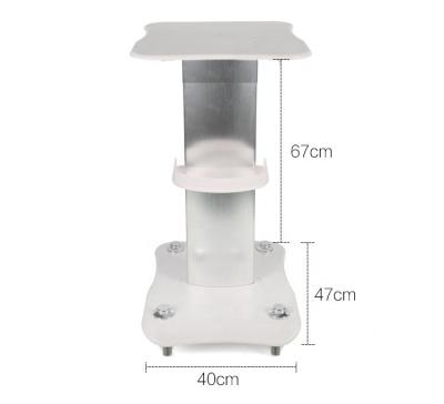 China Skin Revitalizer Iron Trolley Table Tool Trolley Wheel Aalon Trolley For Beauty Machine for sale