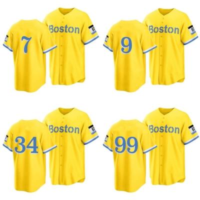 China Custom 2023 Mens Boston City Edition Red Team Sox Baseball Jerseys 7 Vazouez 11 Devers 2 Bogaerts 34 Ortiz 99 Verdugo Tank Top QUICK DRY for sale