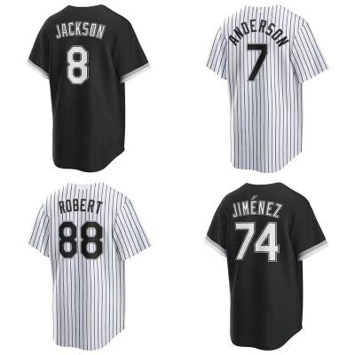 China Breathable Customize Mens #10 Chicago City Baseball Jersey White 10 Socks Player Name Uniform Yoan Moncada #74 Jimenez High Quality for sale