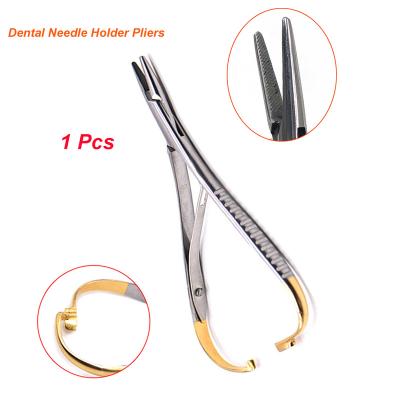 China High Quality Standard 14cm High Quality Dental Forceps Holder Needle 1Pcs Tweezers Instruments Dental Orthodontic Surgical Product for sale