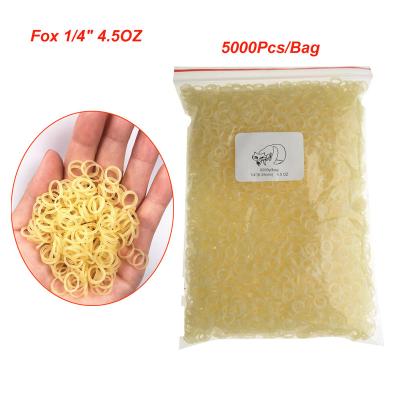 China Dental Hosptial 5000Pcs/Bag Dental Elastic Bands Super Elastic Fox 1/4