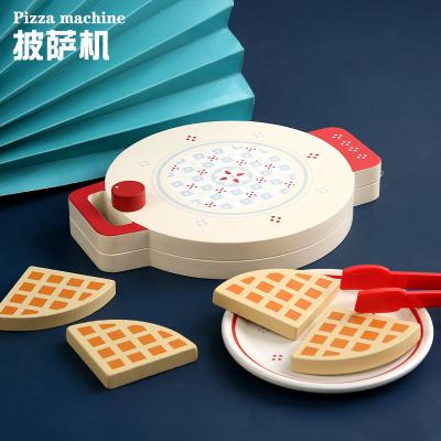 China Wooden Learning Toys Pretend Kitchen Toys Cookware for Girls and Boys Cut Play Food Set Cookware Set Kitchen Toy Play for sale