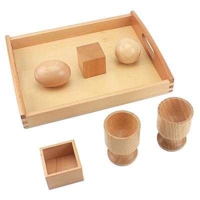 China Eco-Friendly Non-Toxic Montessori Toys Children Train Educational Wooden Toys Assorted Toys 7 Pieces Sensory Ability Development for sale