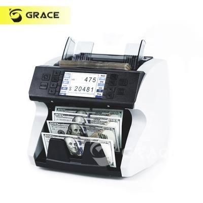 China Mixed Currencies Value Counting Note Bill Counter Dual Currency Banknote Counter Contador de Billetes Money Counter with usb for sale for sale