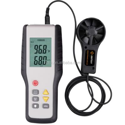 China HT-9819 Industrial Anemometer HT-9819 Digital CFM/CMM Value Thermo Max/Min/Avg Anemograph for sale